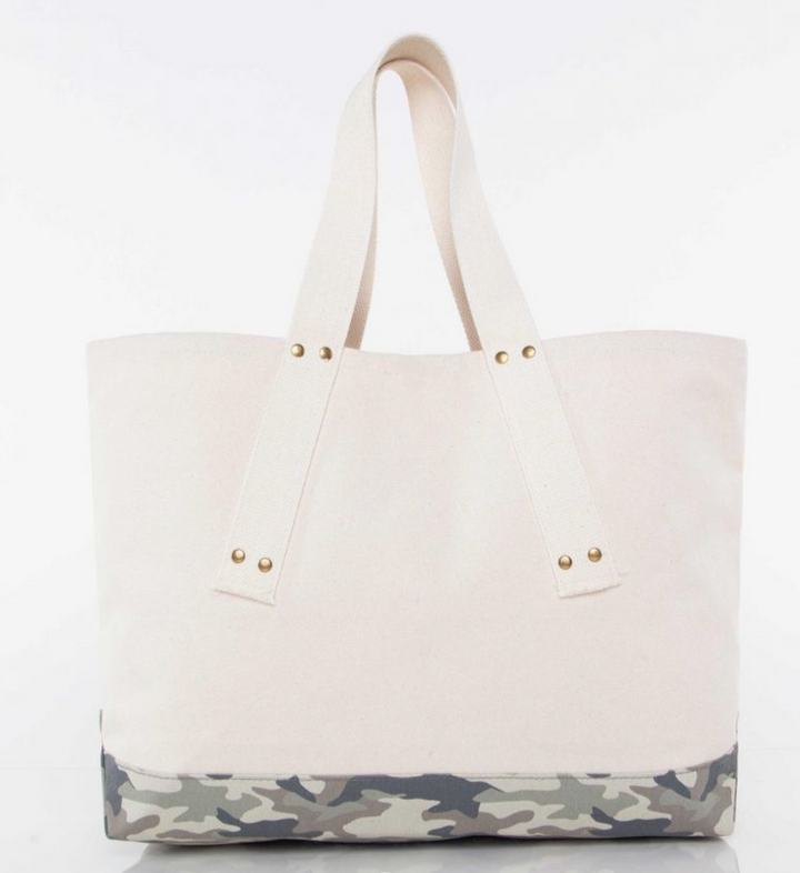 Camo Grommeted Tote