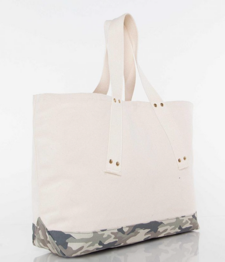 Camo Grommeted Tote