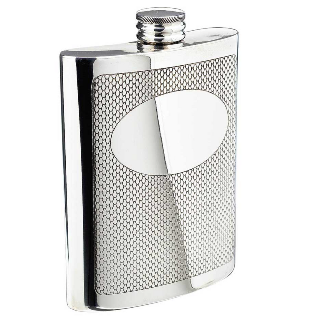 Embossed Flask, 6 oz.