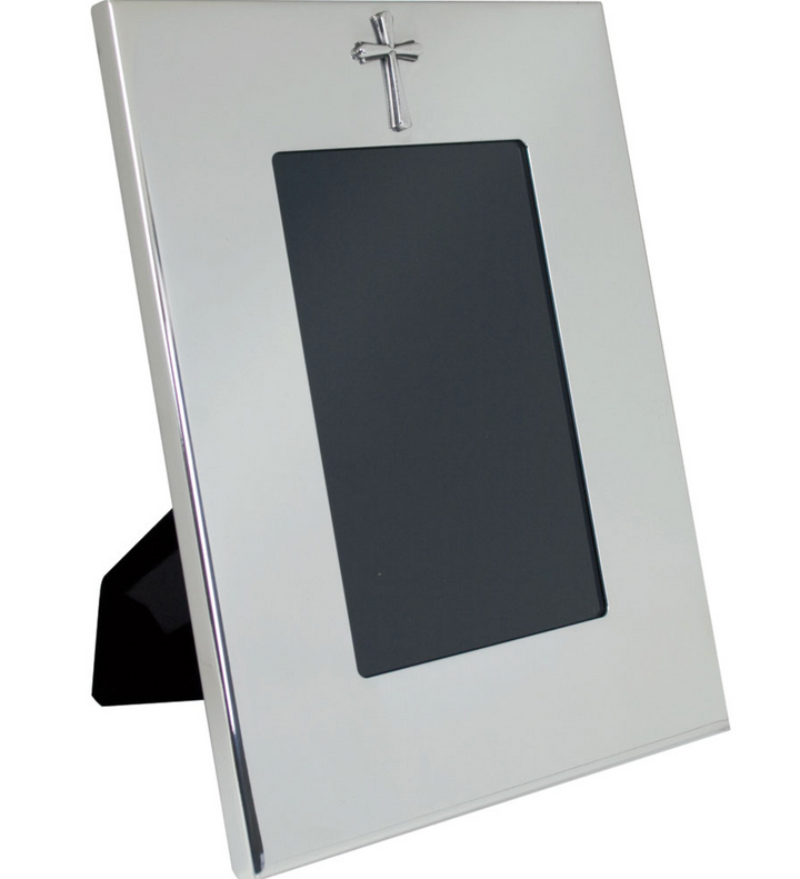 Pewter Cross Frame