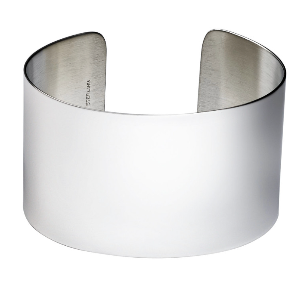 Extra-Wide Silver Cuff Bracelet