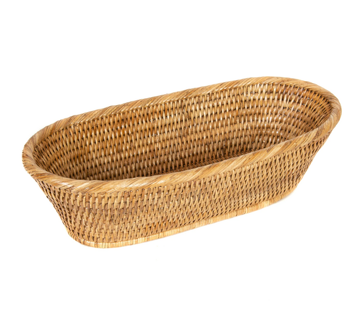 Oval Rattan Bread Basket