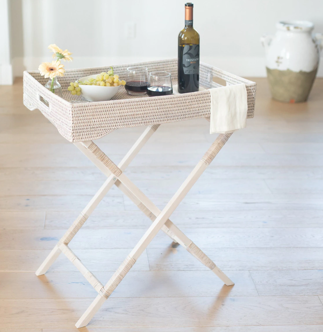 Rattan Tray Table - Thumbnail 5