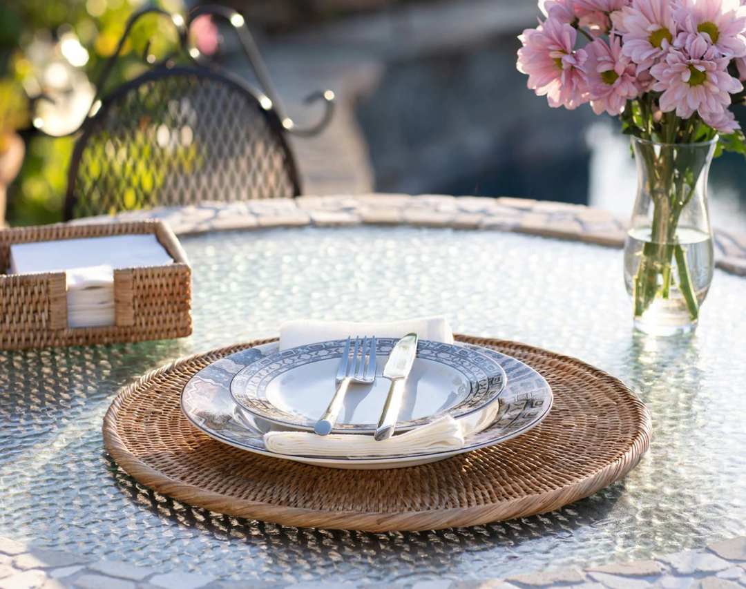 Round Rattan Placemats