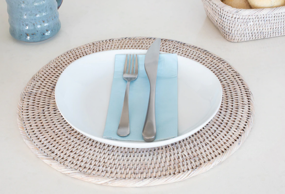 Round Rattan Placemats