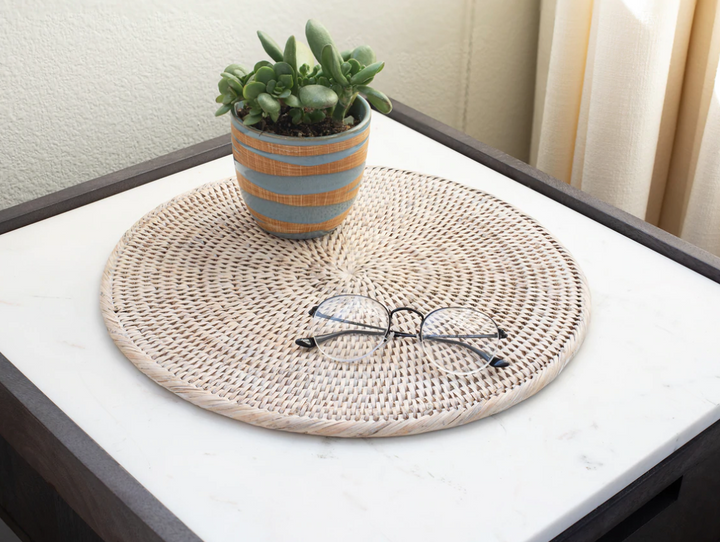 Round Rattan Placemats