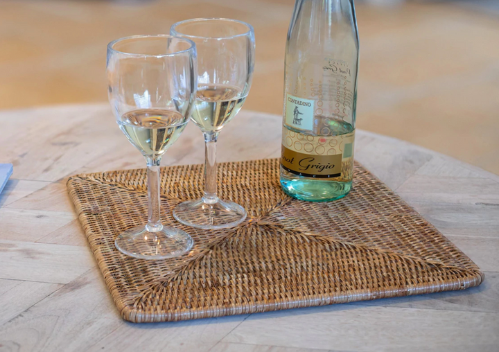 Square Rattan Placemats