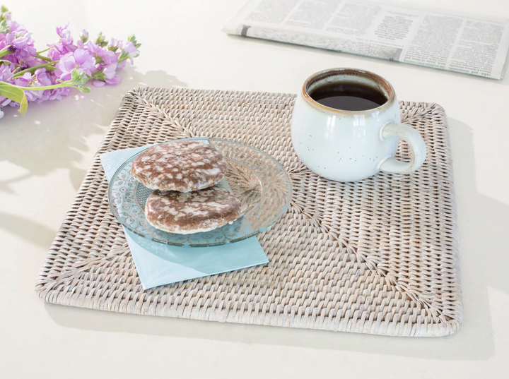 Square Rattan Placemats
