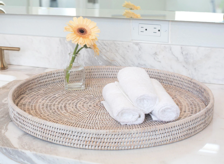 Round Rattan Tray (6 Sizes)