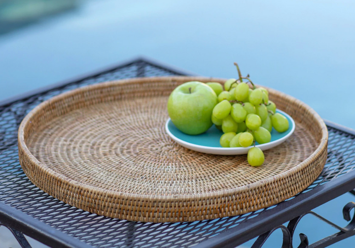 Round Rattan Tray (6 Sizes)