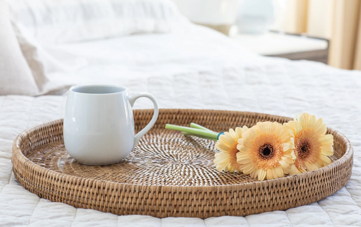 Round Rattan Tray (6 Sizes)