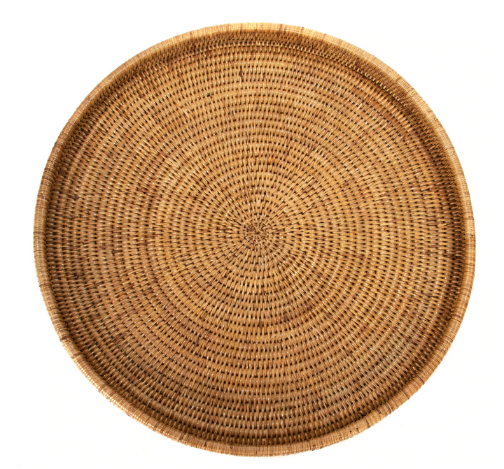 Round Rattan Tray (6 Sizes)