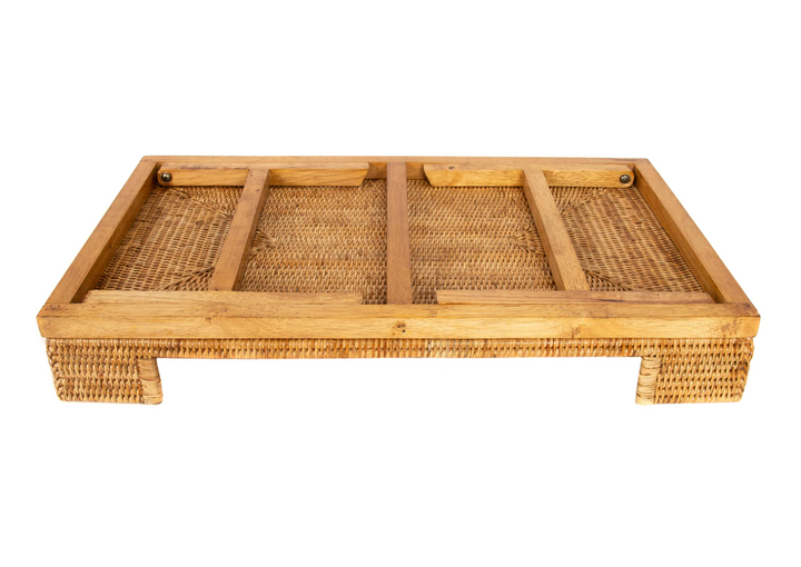 Rattan Breakfast Tray Table