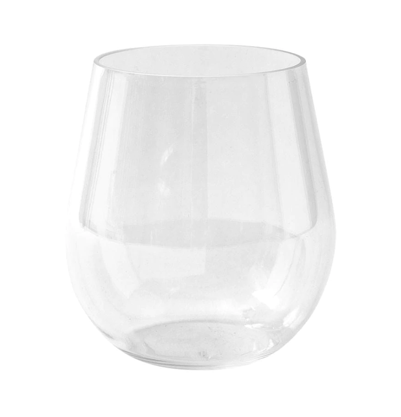 Acrylic Stemless Wine Glass