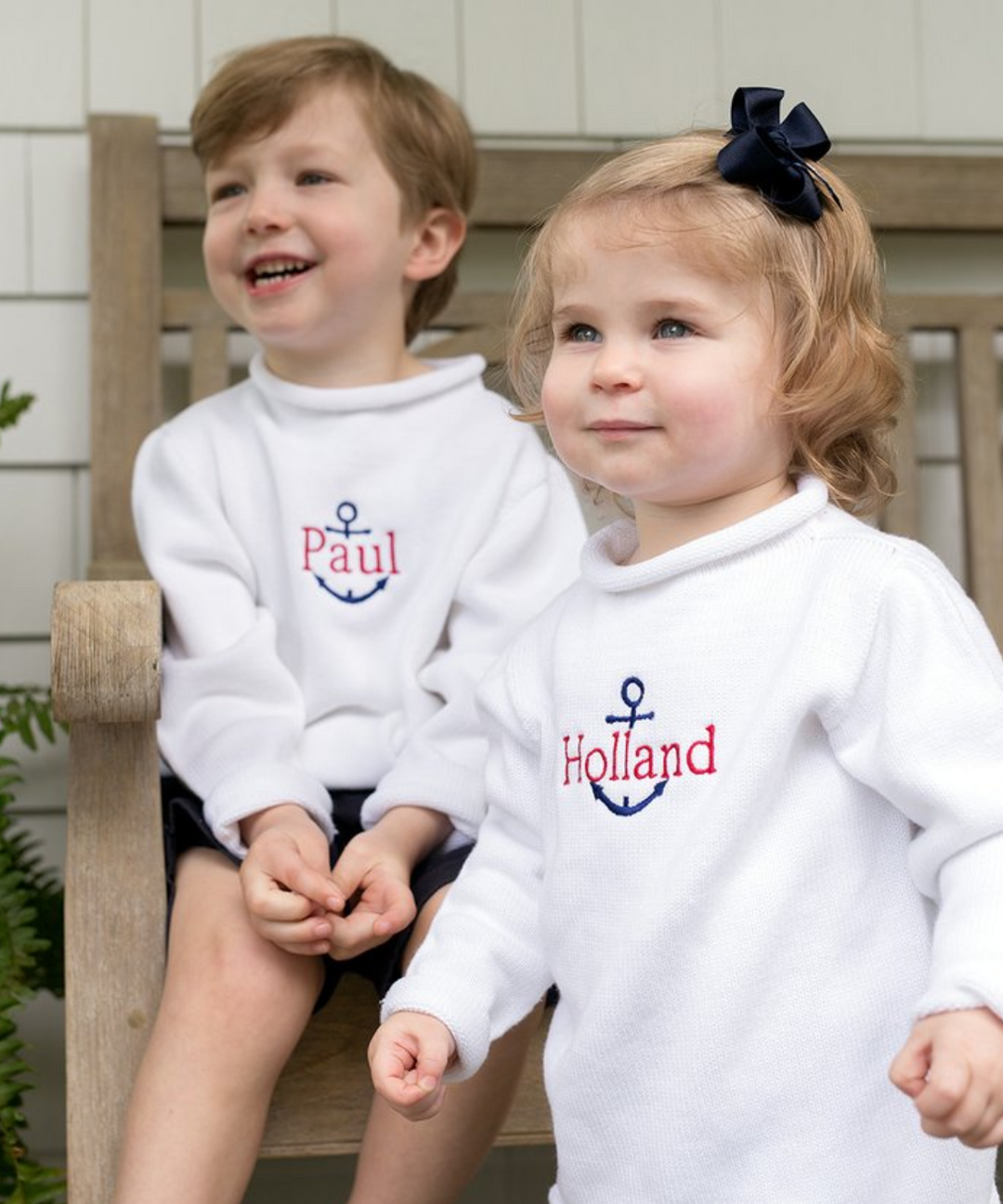 Toddler roll top neck sweater
