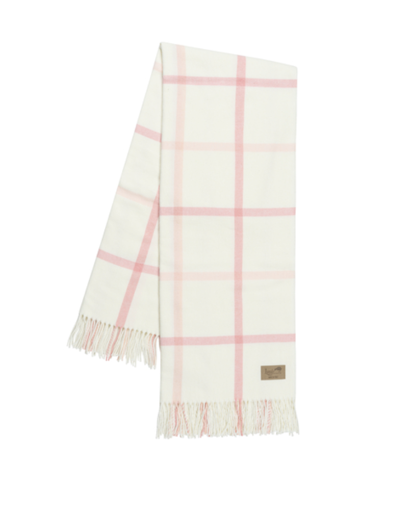 Tattersall Plaid Italian Throw Blanket