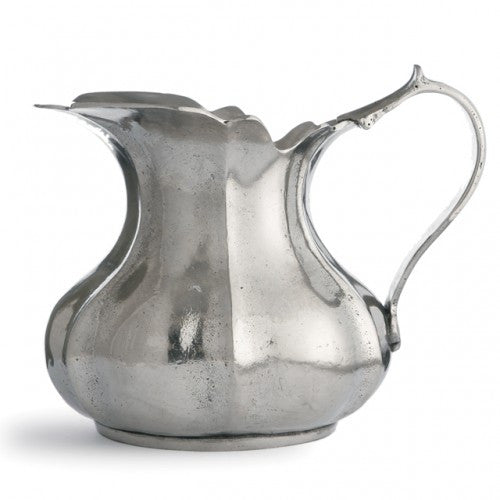Vintage Small Scalloped Pitcher By Arte Italica