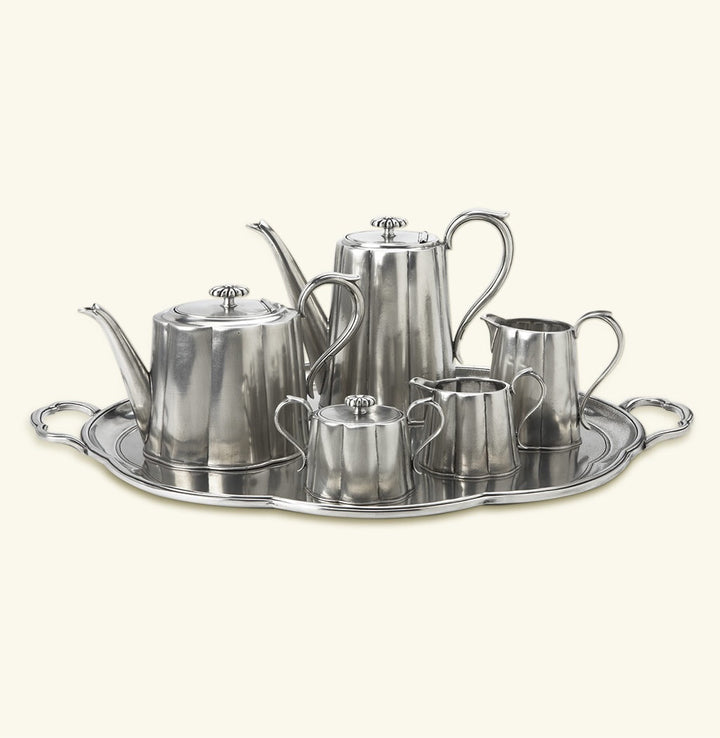 Scalloped Britannia Tray (Match Pewter)