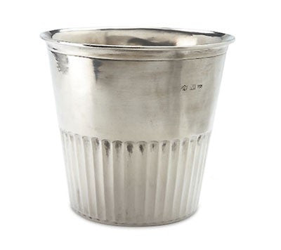 Pewter Impero Waste Basket by Match Pewter