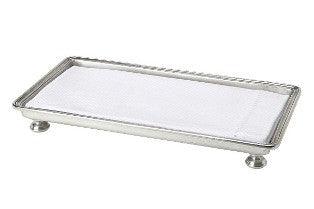 Footed Guest Towel Tray (Match Pewter)
