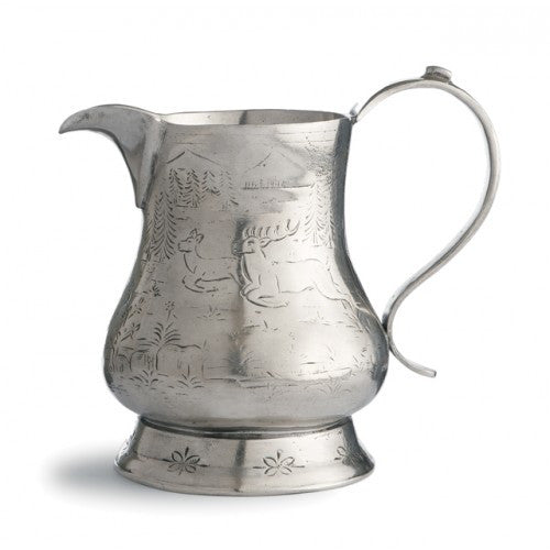 Vintage Pitcher with Deer By Arte Italica