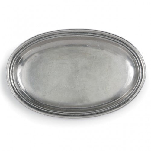 Roma Peltro Small Oval Dish (Arte Italica)